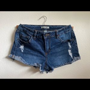 Denim shorts